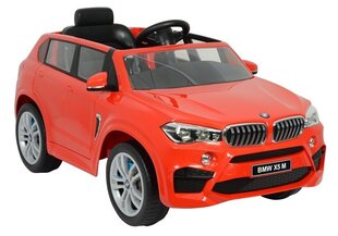 Elektriauto lastele BMW X5 M, punane цена и информация | Электромобили для детей | hansapost.ee