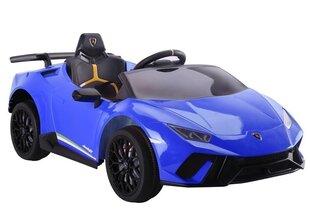 Elektriauto lastele Lamborghini Huracan, sinine цена и информация | Электромобили для детей | hansapost.ee