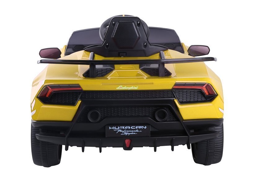 Elektriauto lastele Lamborghini Huracan, kollane цена и информация | Laste elektriautod | hansapost.ee