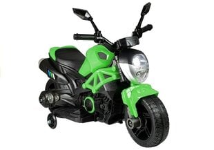 Детский электрический мотоцикл GTM1188, зеленый цена и информация | Электромобили для детей | hansapost.ee