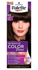 Kreemjas juuksevärv Schwarzkopf Palette Intensive Color, N2 Dark Brown hind ja info | Juuksevärvid | hansapost.ee