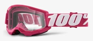 Suusaprillid lastele MX 100% Starta 2 Junior, roosa/valge hind ja info | Suusaprillid | hansapost.ee