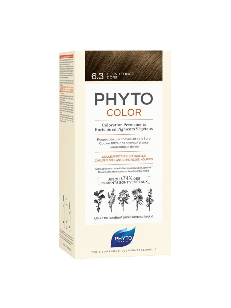 Juuksevärv Phyto Color Nr.6.3 цена и информация | Juuksevärvid | hansapost.ee