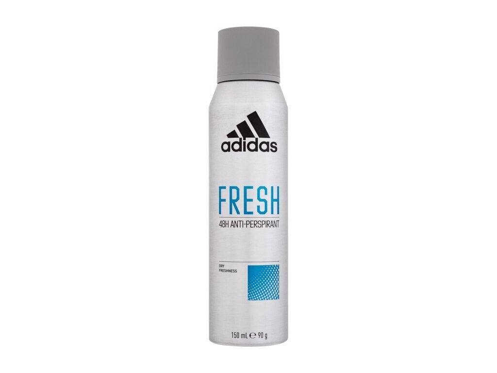 Spreideodorant meestele Adidas Fresh 150 ml цена и информация | Deodorandid | hansapost.ee