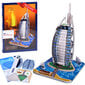 3D pusle Burj Al Arab, 30 o. цена и информация | Pusled lastele ja täiskasvanutele | hansapost.ee