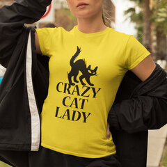 Naiste särk Crazy cat lady цена и информация | Оригинальные футболки | hansapost.ee