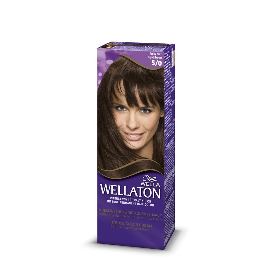 Juuksevärv Wella Wellaton 100 g, 5/0 Light Brown hind ja info | Juuksevärvid | hansapost.ee