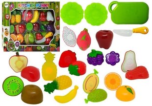 Mängu puuviljade lõikamise komplekt цена и информация | Игрушки для девочек | hansapost.ee