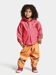Didriksons детский резиновый набор SLASKEMAN, кораллово-оранжевый цена и информация | Непромокаемая одежда для детей | hansapost.ee