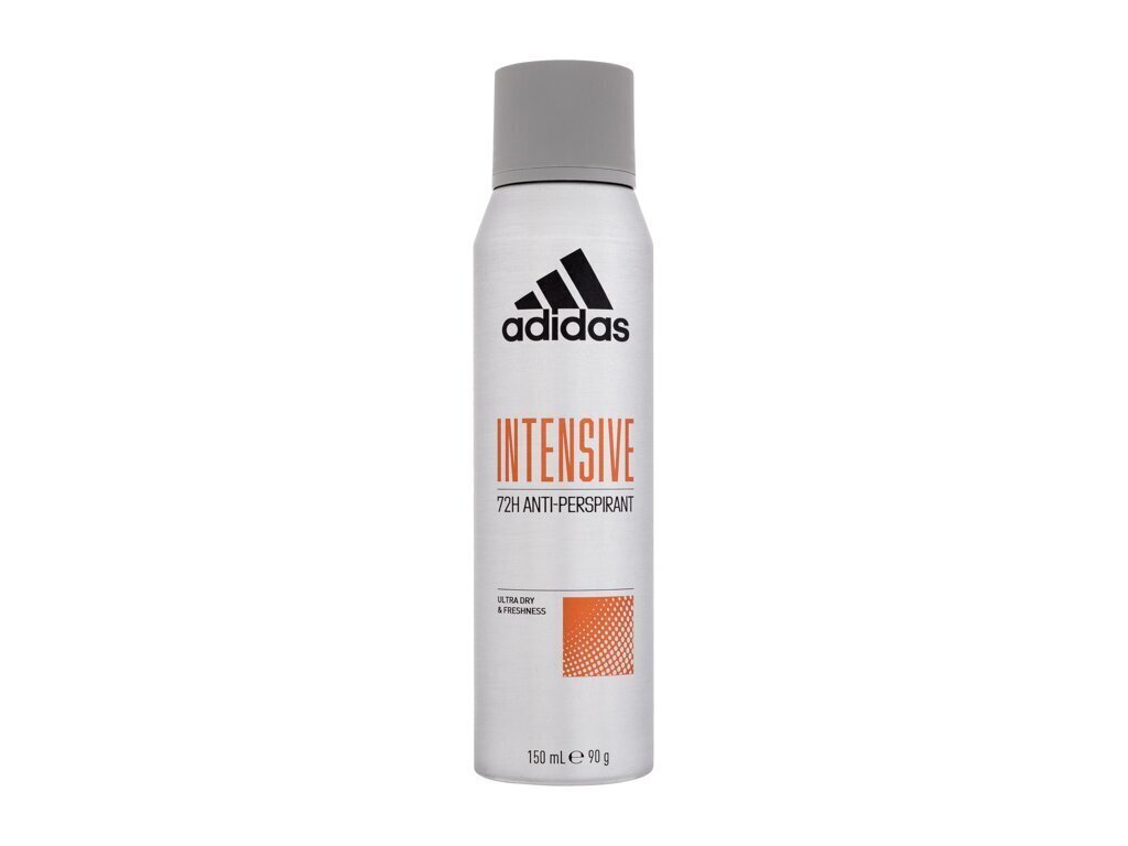 Spreideodorant meestele Adidas Intensive Cool & Dry 72h 150 ml цена и информация | Deodorandid | hansapost.ee