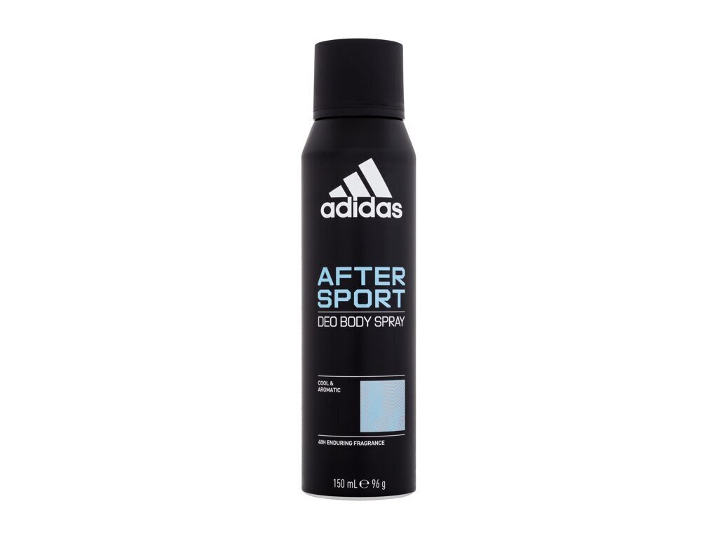 Spreideodorant meestele Adidas After Sport 150 ml цена и информация | Deodorandid | hansapost.ee