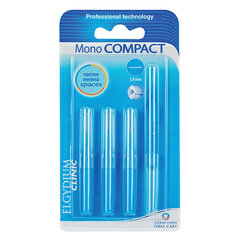 ELGYDIUM Hambavaheharjad sinised Mono Compact (1,9 mm) 4 tk hind ja info | Hambaharjad, hampapastad ja suuloputusvedelikud | hansapost.ee