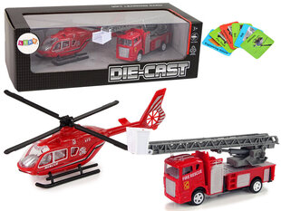 Tuletõrje transpordikomplekt - auto ja helikopter price and information | Toys for boys | hansapost.ee