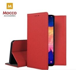 Mocco Smart Magnet Book Case For Samsung Galaxy A14 5G Red hind ja info | Telefonide kaitsekaaned ja -ümbrised | hansapost.ee