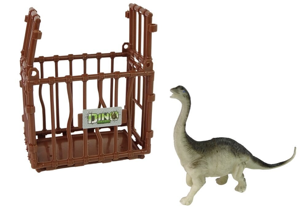 Komplekt Dinosauruste park koos kujude ja puuriga hind ja info | Mänguasjad poistele | hansapost.ee