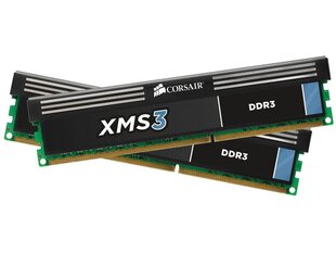 Corsair XMS3, 16GB (2x8GB), DDR3, 1600MHz hind ja info | Operatiivmälu | hansapost.ee
