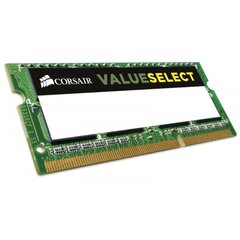 Corsair Value Select, 4GB, DDR3L, 1333MHz цена и информация | Объём памяти | hansapost.ee