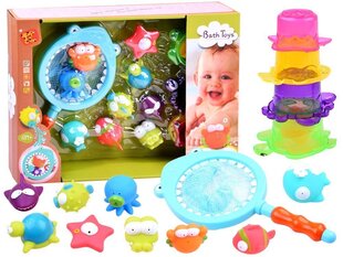Värviline vannimänguasjade komplekt цена и информация | Игрушки для малышей | hansapost.ee