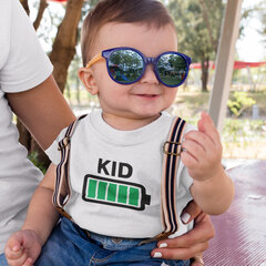Детская футболка Батарейка - Kid цена и информация | Оригинальные футболки | hansapost.ee