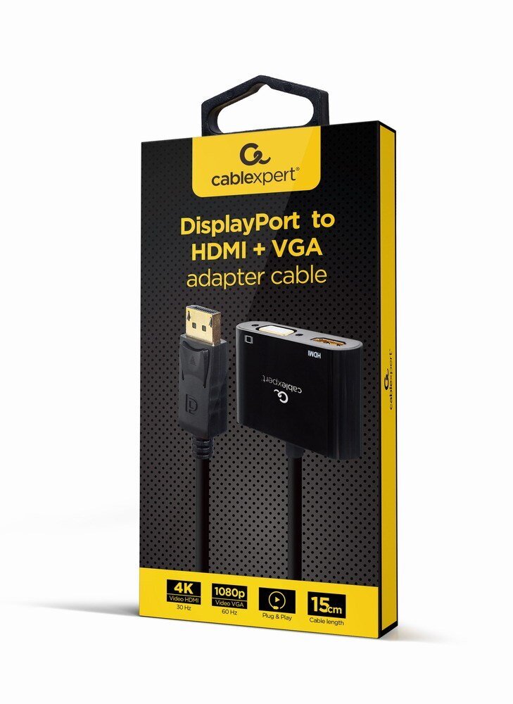 Gembird DisplayPort male to HDMI female цена и информация | USB adapterid ja jagajad | hansapost.ee