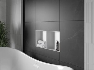 Mexen X-Wall-No süvistatav seinariiul 2l, 60x30 cm, White цена и информация | Аксессуары для ванной комнаты | hansapost.ee