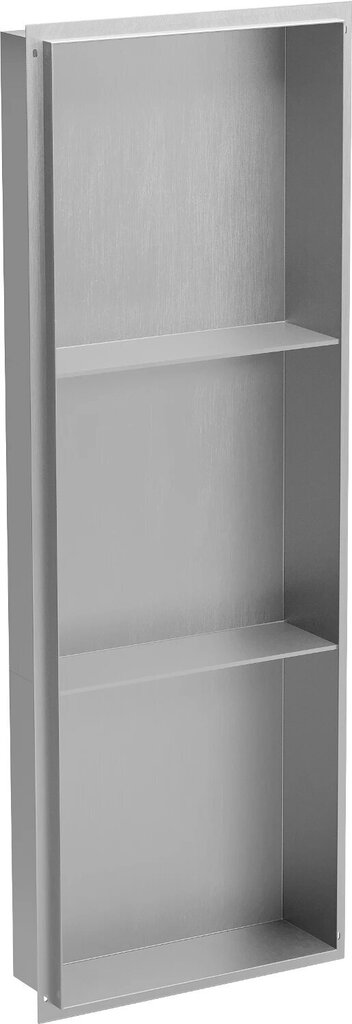 Mexen X-Wall-NR süvistatav seinariiul 3l, 90x30 cm, Inox hind ja info | Vannitoa aksessuaarid | hansapost.ee