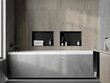 Mexen X-Wall-NR süvistatav seinariiul, 45x30 cm, Black hind ja info | Vannitoa aksessuaarid | hansapost.ee