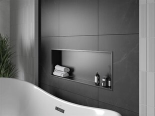 Mexen X-Wall-R süvistatav seinariiul, 90x30 cm, Black цена и информация | Аксессуары для ванной комнаты | hansapost.ee