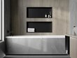 Mexen X-Wall-R süvistatav seinariiul, 75x30 cm, Black цена и информация | Vannitoa aksessuaarid | hansapost.ee