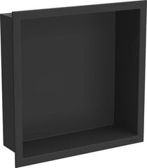 Mexen X-Wall-R süvistatav seinariiul, 30x30 cm, Black цена и информация | Аксессуары для ванной комнаты | hansapost.ee