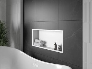 Mexen X-Wall-R süvistatav seinariiul, 75x30 cm, White цена и информация | Аксессуары для ванной комнаты | hansapost.ee