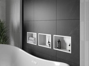 Mexen X-Wall-R süvistatav seinariiul, 30x20 cm, White цена и информация | Аксессуары для ванной комнаты | hansapost.ee
