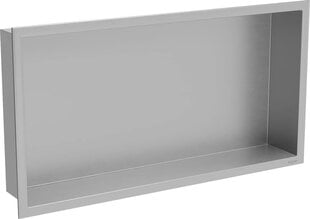 Mexen X-Wall-R süvistatav seinariiul, 60x30 cm, Inox hind ja info | Vannitoa aksessuaarid | hansapost.ee