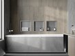 Mexen X-Wall-R süvistatav seinariiul, 30x30 cm, Inox hind ja info | Vannitoa aksessuaarid | hansapost.ee