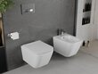 WC-pott Mexen Madox Rimless Slim Duroplast koos aeglaselt sulguva kaanega, White цена и информация | WС-potid | hansapost.ee