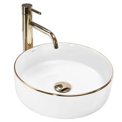 Valamu REA Sami, Gold Edge price and information | Bathroom sinks, washbasins | hansapost.ee