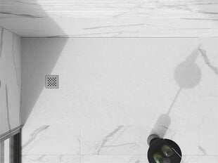 Прямоугольный душевой поддон Mexen Stone+ с сифоном, белый цвет, 180x70,80,90,100 см цена и информация | Стойки для душа | hansapost.ee