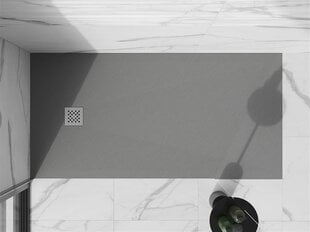 Ristkülikukujuline dušialus Mexen Stone+ koos sifooniga, grey, 180x70,80,90,100 cm hind ja info | Dušialused | hansapost.ee