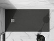 Ristkülikukujuline dušialus Mexen Stone+ koos sifooniga, Anthracite, 160x70,80,90,100 cm цена и информация | Dušialused | hansapost.ee
