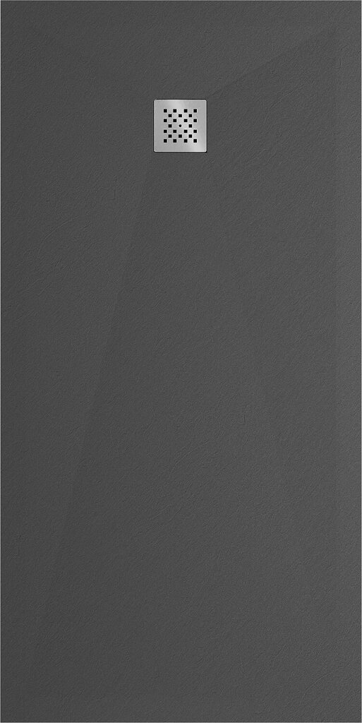 Ristkülikukujuline dušialus Mexen Stone+ koos sifooniga, Anthracite, 160x70,80,90,100 cm hind ja info | Dušialused | hansapost.ee
