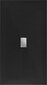 Ristkülikukujuline dušialus Mexen Hugo SMC koos sifooniga, Black+Inox, 110,120,130,140,150,160,170,180,200 x 100 cm hind ja info | Dušialused | hansapost.ee