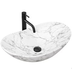 Valamu REA Royal Statuario Marble matt hind ja info | Vannitoa valamud, kraanikausid | hansapost.ee