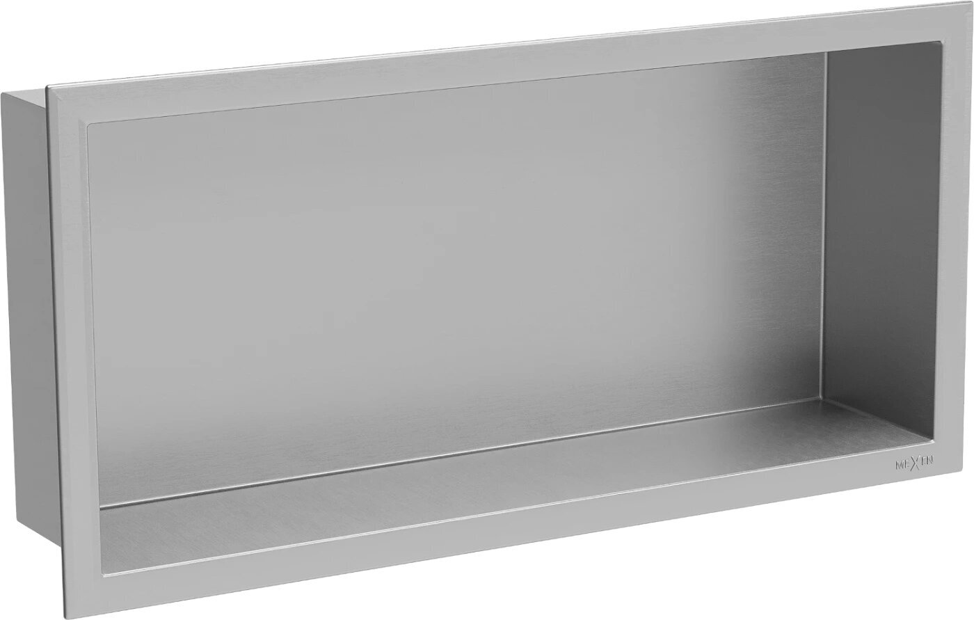 Mexen X-Wall-R süvistatav seinariiul, 45x20 cm, Inox цена и информация | Vannitoa aksessuaarid | hansapost.ee