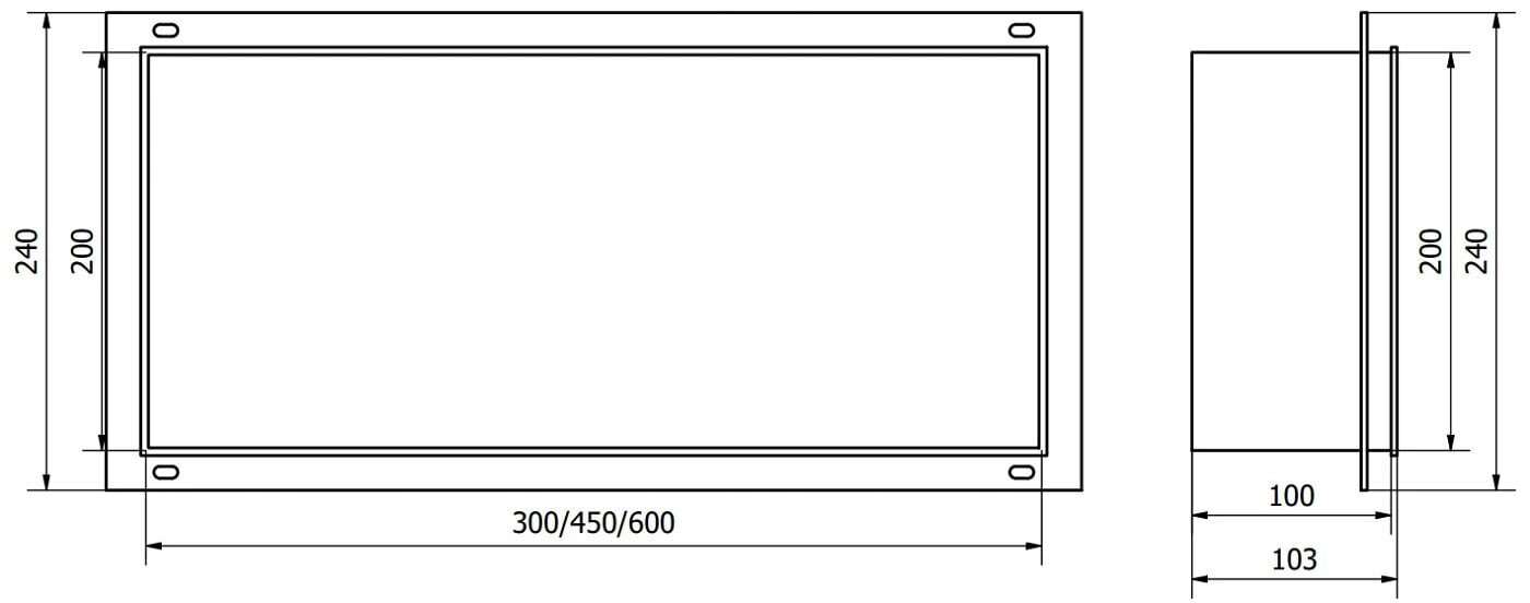 Mexen X-Wall-NR süvistatav seinariiul, 30x20 cm, White цена и информация | Vannitoa aksessuaarid | hansapost.ee