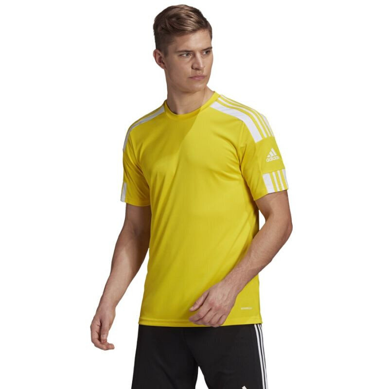 T-särk Adidas Squadra 21, kollane цена и информация | Jalgpalli varustus ja riided | hansapost.ee