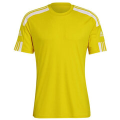 Футболка Adidas Squadra 21, желтая цена и информация | Футбольная форма и другие товары | hansapost.ee