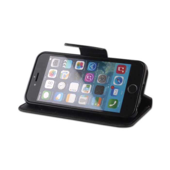 Smart Fancy case for iPhone 5 / 5S / SE black цена и информация | Telefonide kaitsekaaned ja -ümbrised | hansapost.ee