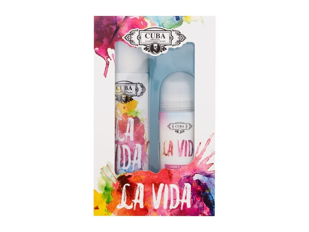 Komplekt naistele Cuba La Vida: EDT 100 ml + rulldeodorant, 50 ml цена и информация | Parfüümid naistele | hansapost.ee