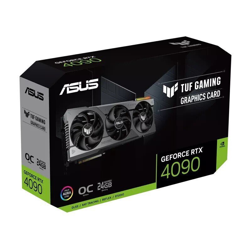 Asus TUF Gaming GeForce RTX 4090 OC Edition 24GB GDDR6X (TUF-RTX4090-O24G-GAMING) hind ja info | Videokaardid | hansapost.ee
