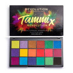 Lauvärvipalett Revolution Tammi X Eyeshadow palette Tropical Carnival, 18 g price and information | Eye shadows, mascaras and eyeliners | hansapost.ee